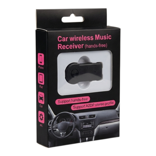 Bluetooth Car AUX Audio Receiver with Hands-Free Calling – 3.5mm Wireless Adapter| Item No.: 4020