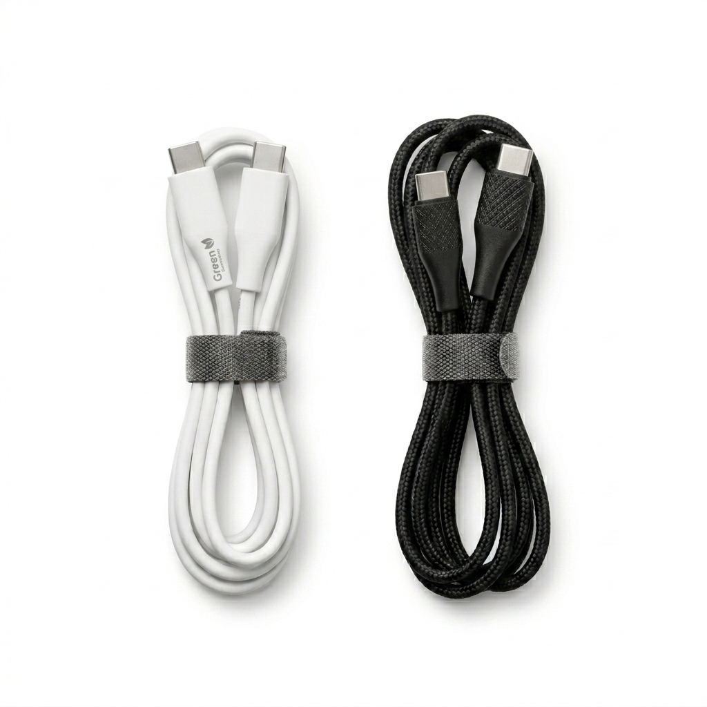 Cable C-C type 6ft Long Green Connection 1ct | Item no.: 3533