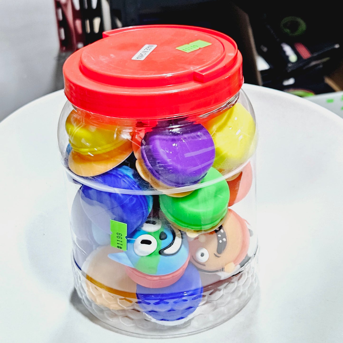 Silicon Container Cartoon 25 jar | Item no.: 1199