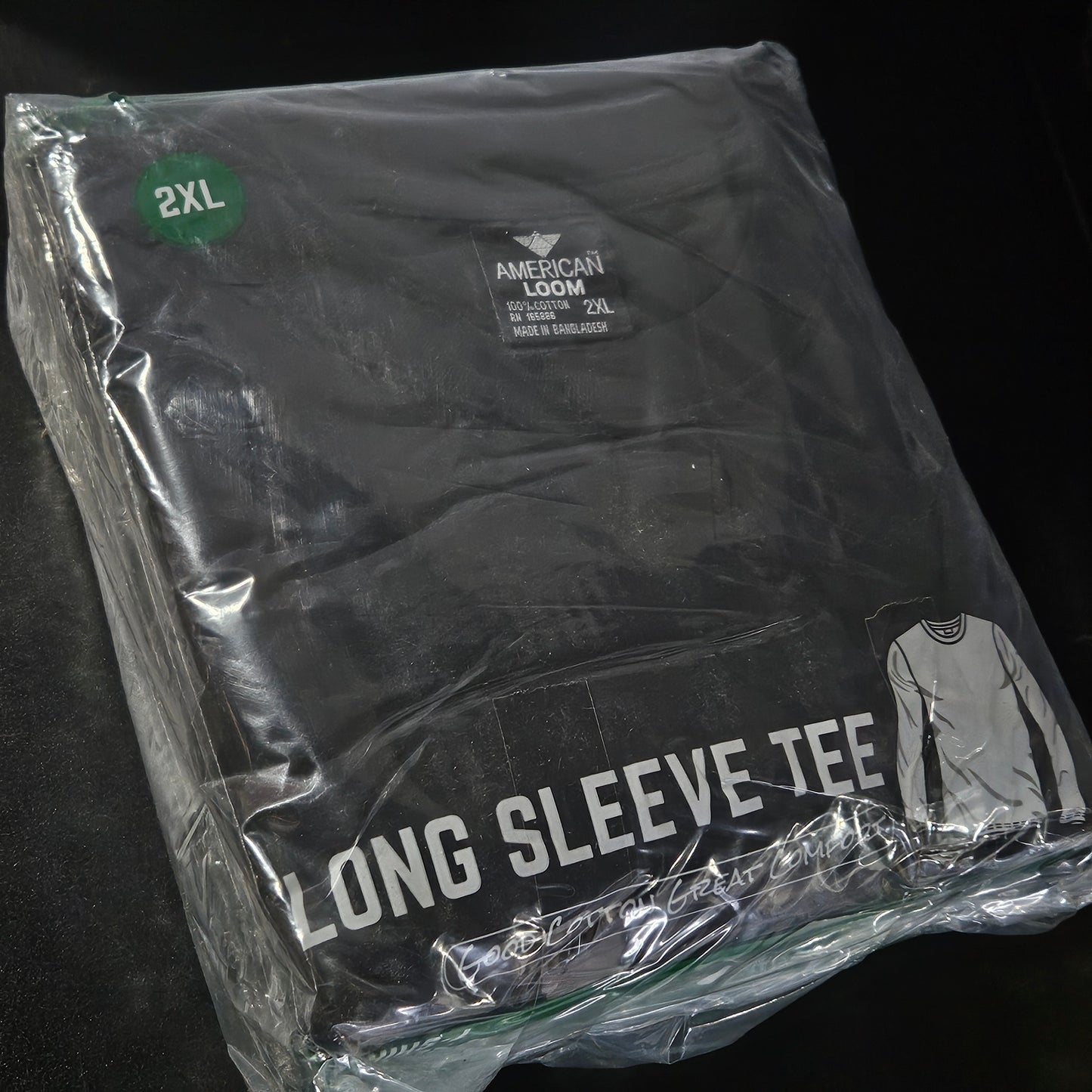 Black Long Sleeve T-Shirt | Item no.: 2566