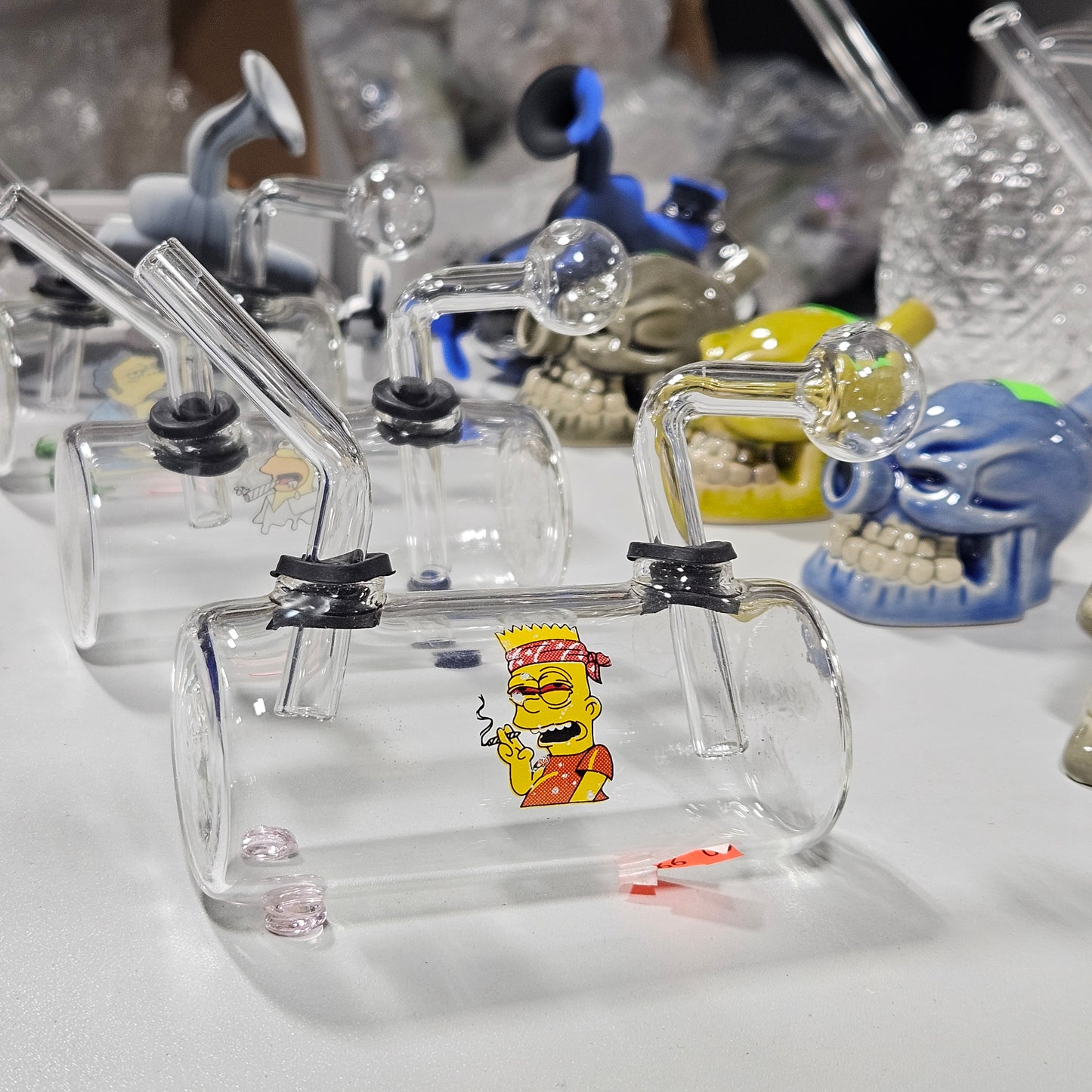 Smoking Glass Bubbler Oil Burner 1ct | 2509