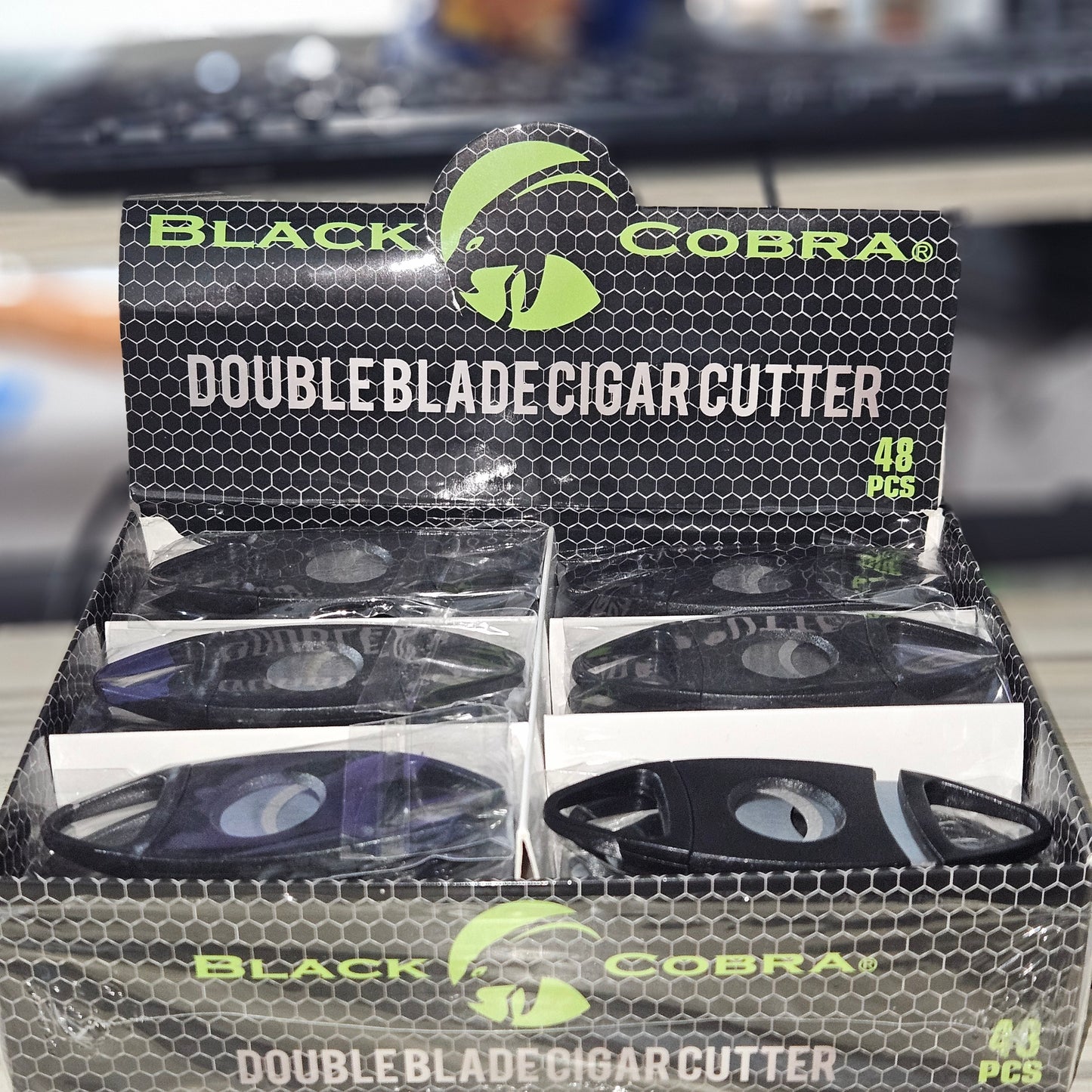 Cigar Cutter Double Blade 48ct | Item no.: 3398
