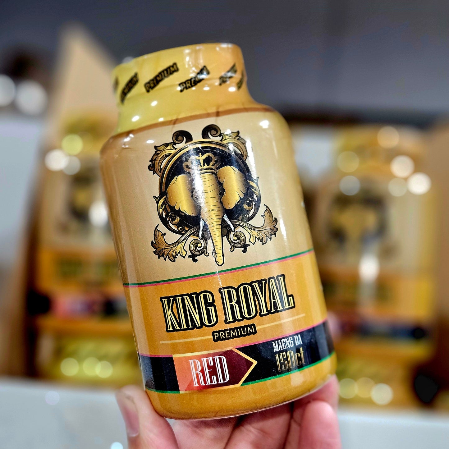 King Royal 65 Capsule Bottle Green | Item no.: 2328
