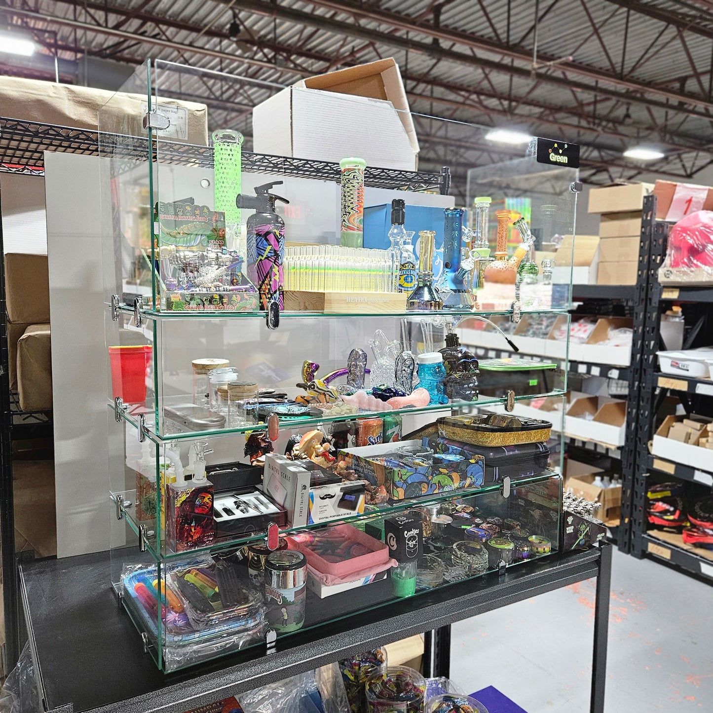 Mini Smoke Shop Display 3ft or 4ft 4 Deck