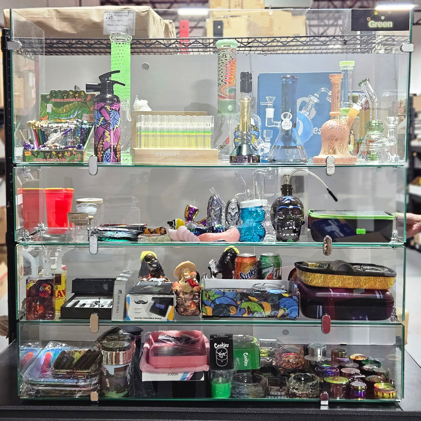 Mini Smoke Shop Display 3ft or 4ft 4 Deck