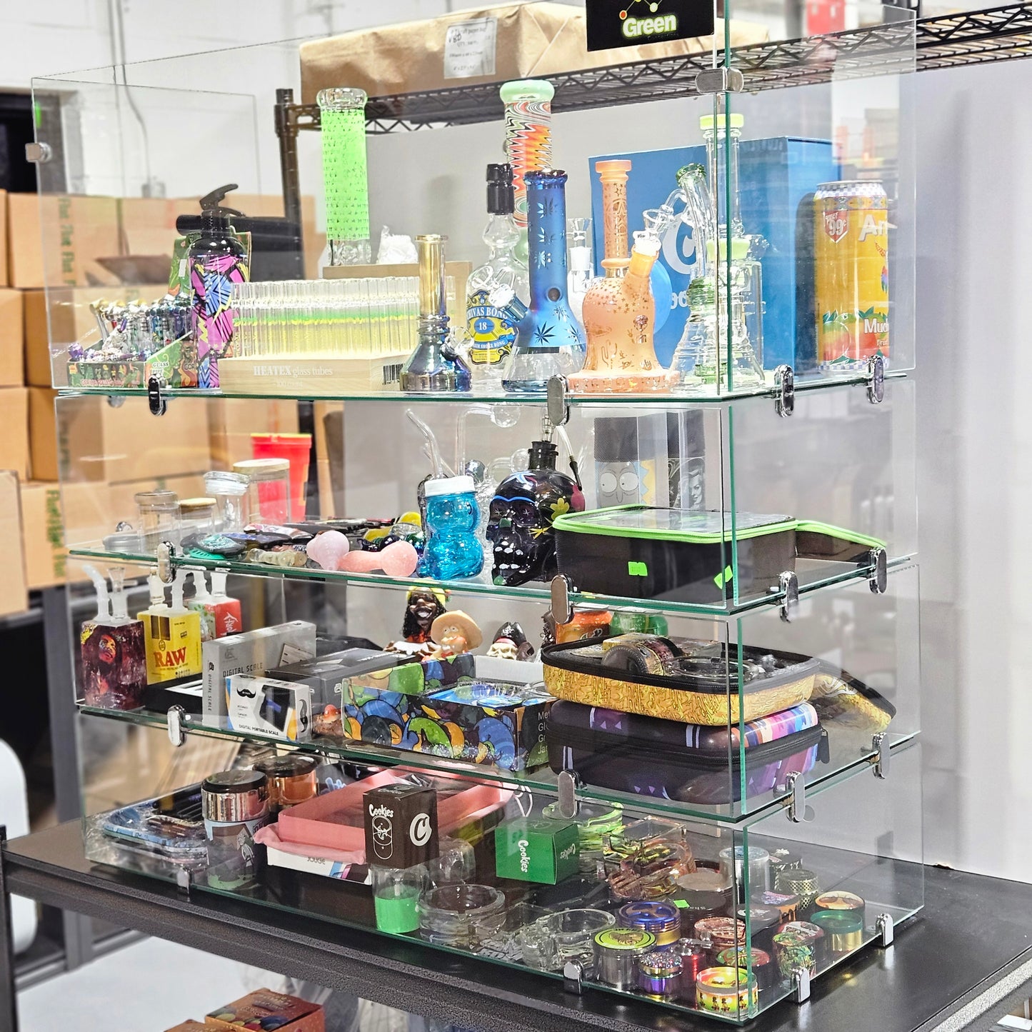 Mini Smoke Shop Display 3ft or 4ft 4 Deck