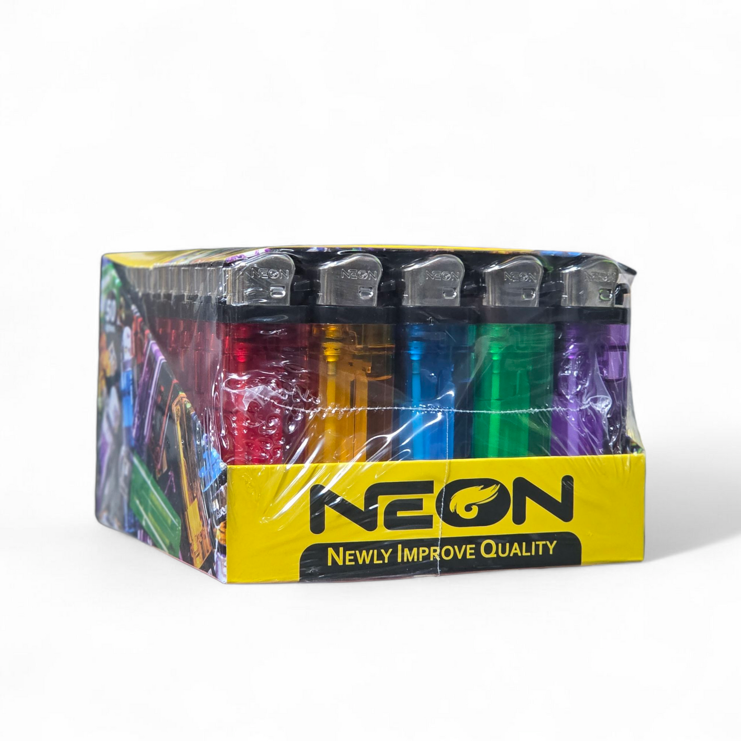 50 Pcs MK Disposable Lighter Assorted Colors. Item no.: 723