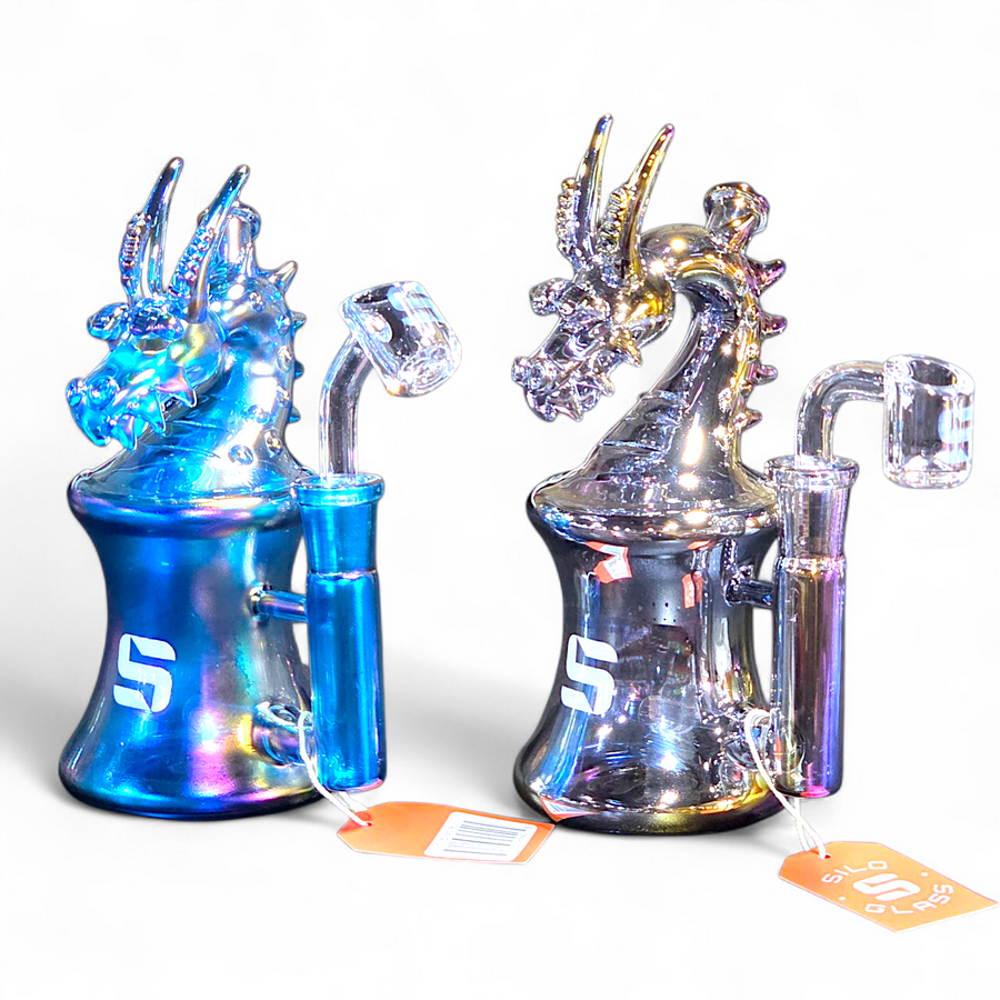Small Glass Water Pipe 6'' | Item no.: 4001-DR
