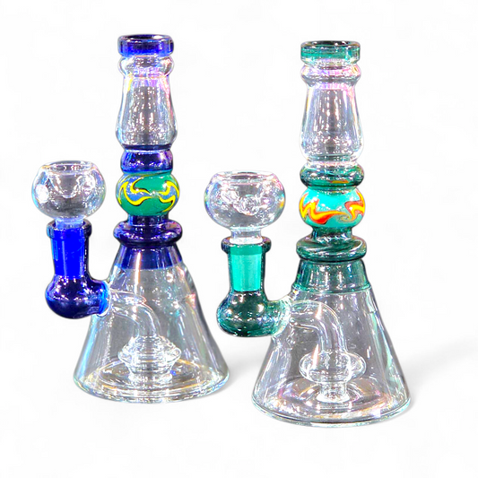 Small Glass Water Pipe 6'' | Item no.: 4003