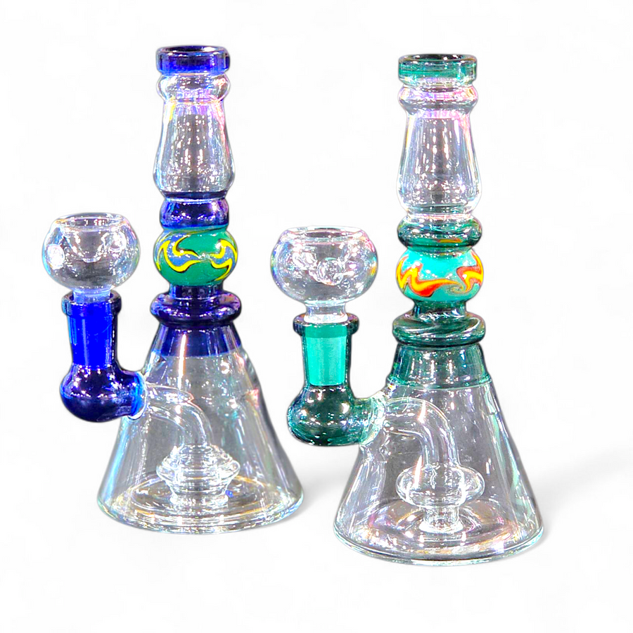 Small Glass Water Pipe 6'' | Item no.: 4003