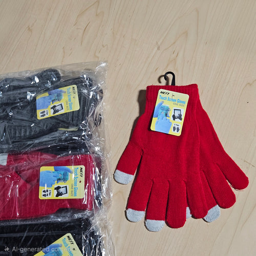Touch Screen Winter Gloves Assorted 12ct| Item no.: 790