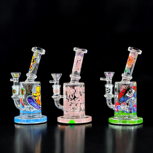Glass Water Pipe 7'' | Item no.: 4003-H