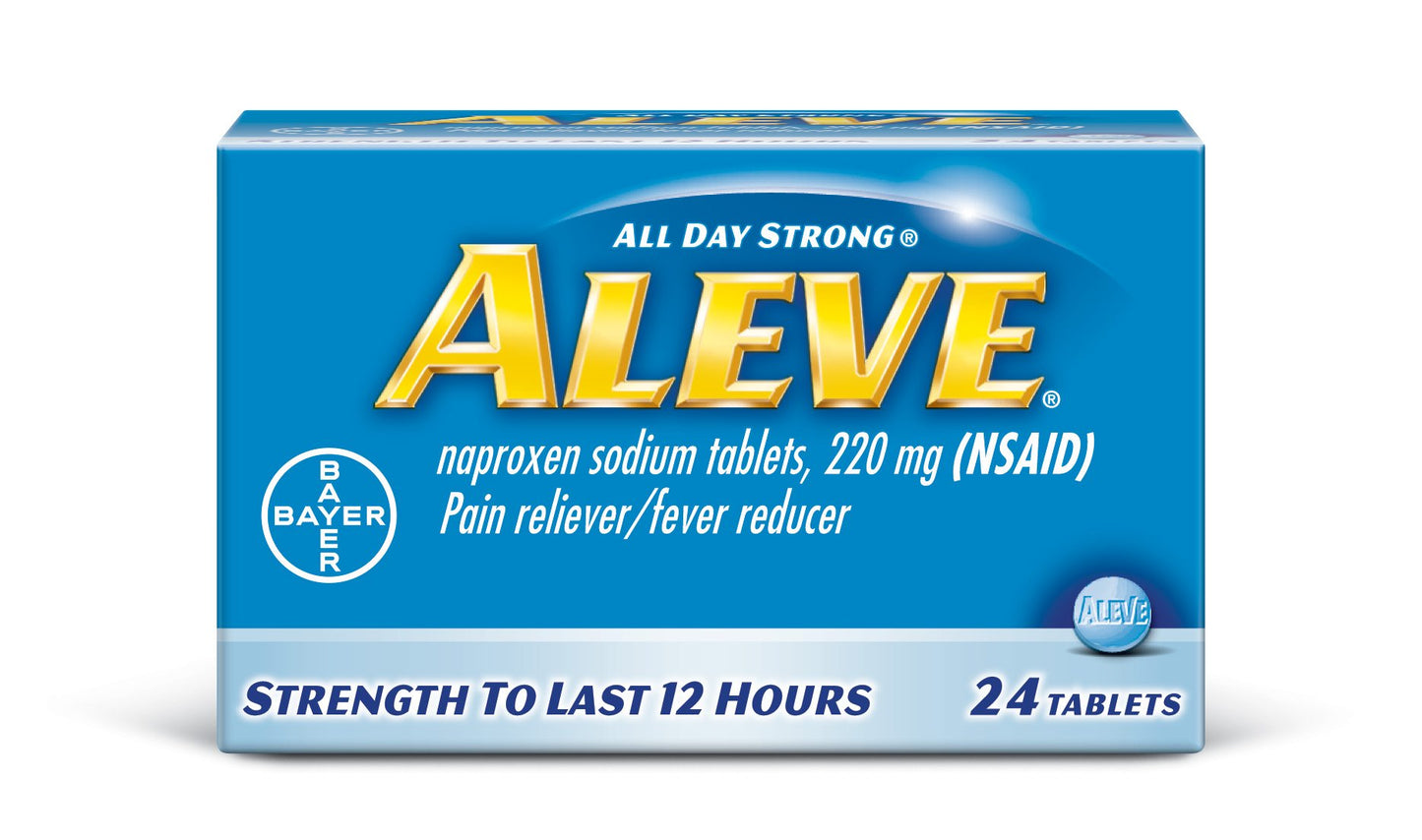 Aleve Caplets, 24 tablets | Item No: 627