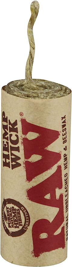 Raw Natural Hemp Wick Rolls - 20ft 20ct | Item No: 2856