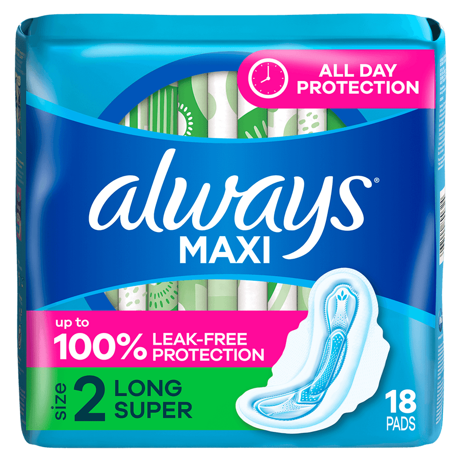 Always 18ct (size2) MAXI w/wings 1 pack