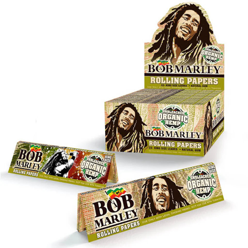 Bob Marley Organic Cigarette Papers- King Size | item no.: 1139