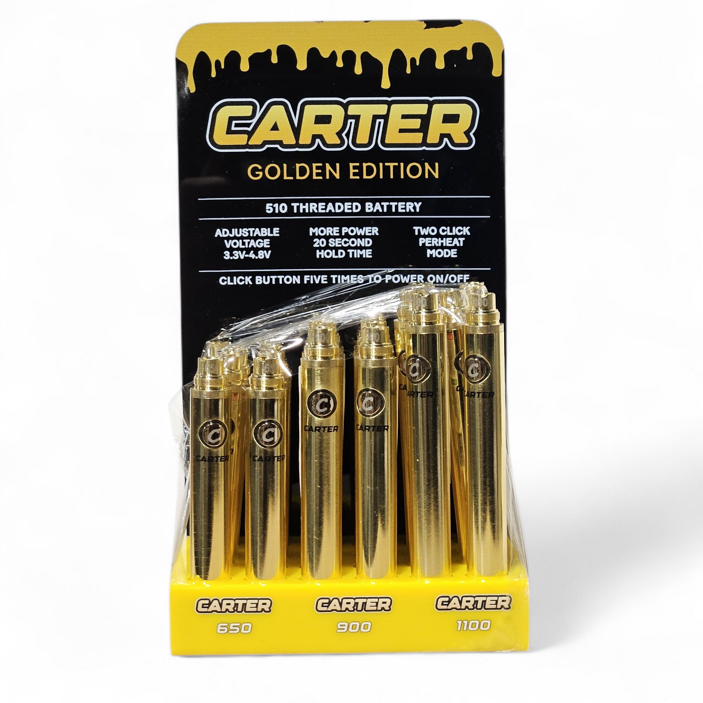 Carter 510 Threaded Battery 650-1100 24ct | Item no.: 3378