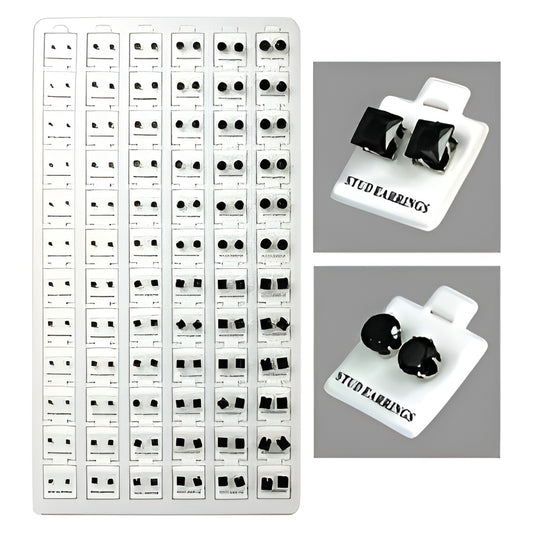 Jewelry Cube Zircon Black 72Pcs | Item no.: 2433