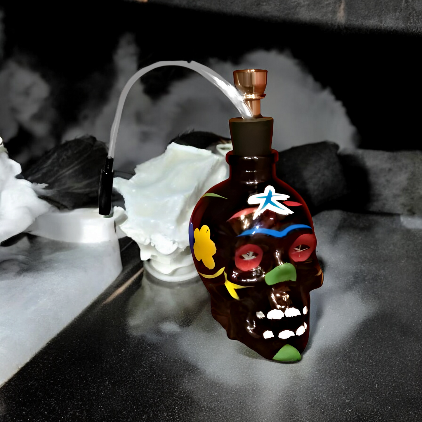 Water Pipe Skull Bubbler | Item No.: N/A