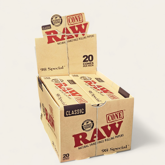 RAW 98 Special 20 Pack Pre-Rolled Cones | Item No: 3212