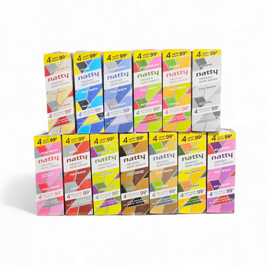 Natty Organic Hemp Wraps 60 ct. | Item no.: 2115