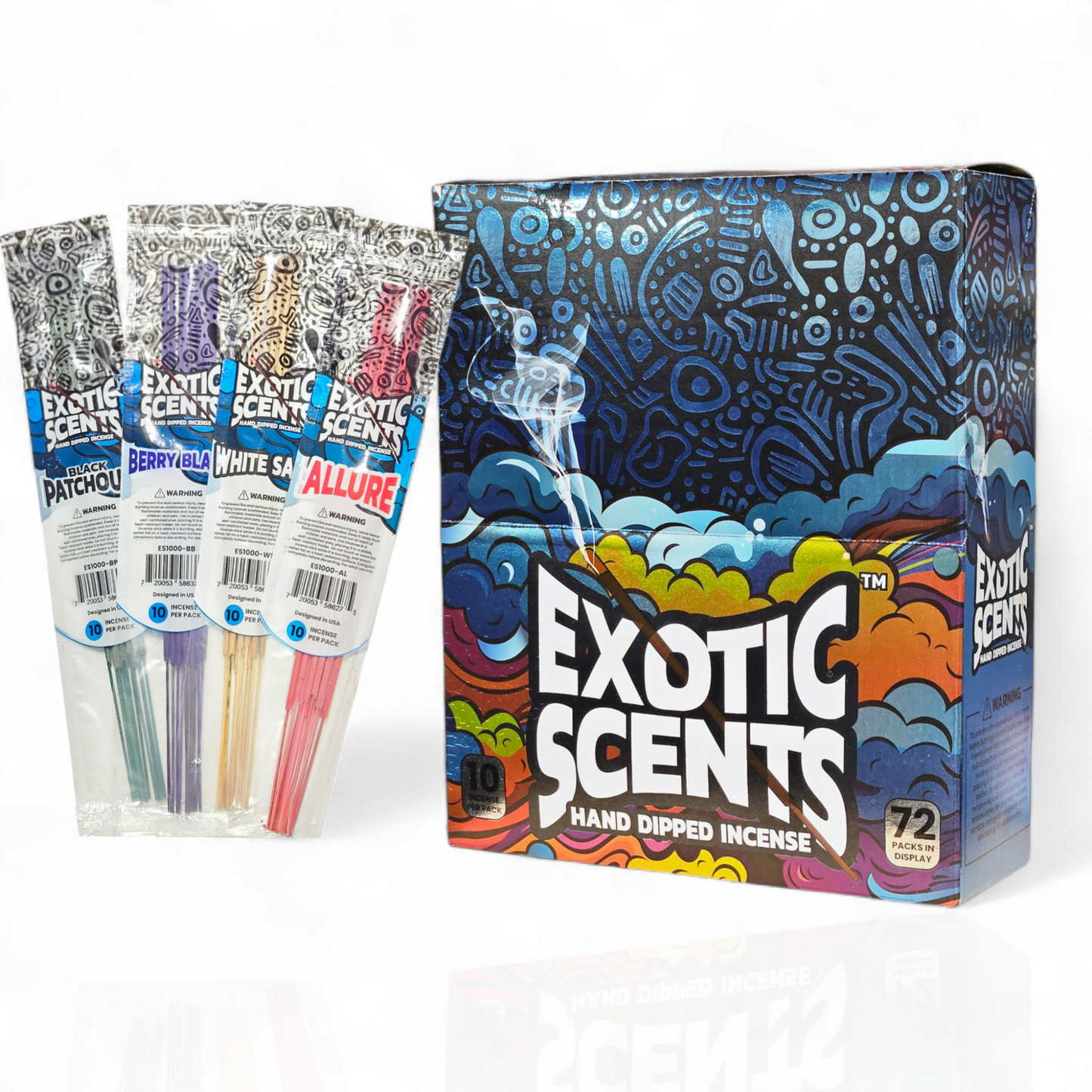 Exotic Incense 11'' 72ct Par Box | Item no.: 1945
