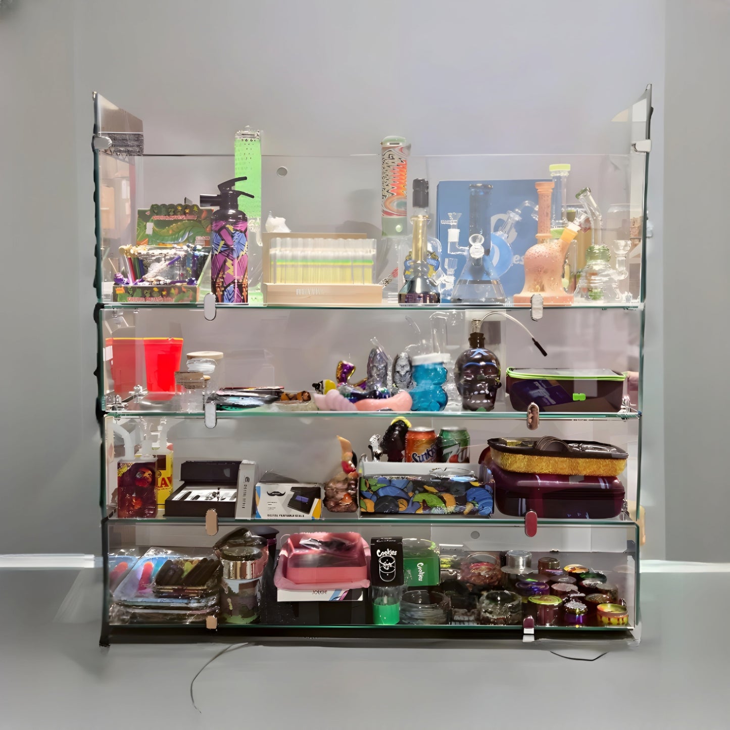 Mini Smoke Shop Display 3ft or 4ft 4 Deck