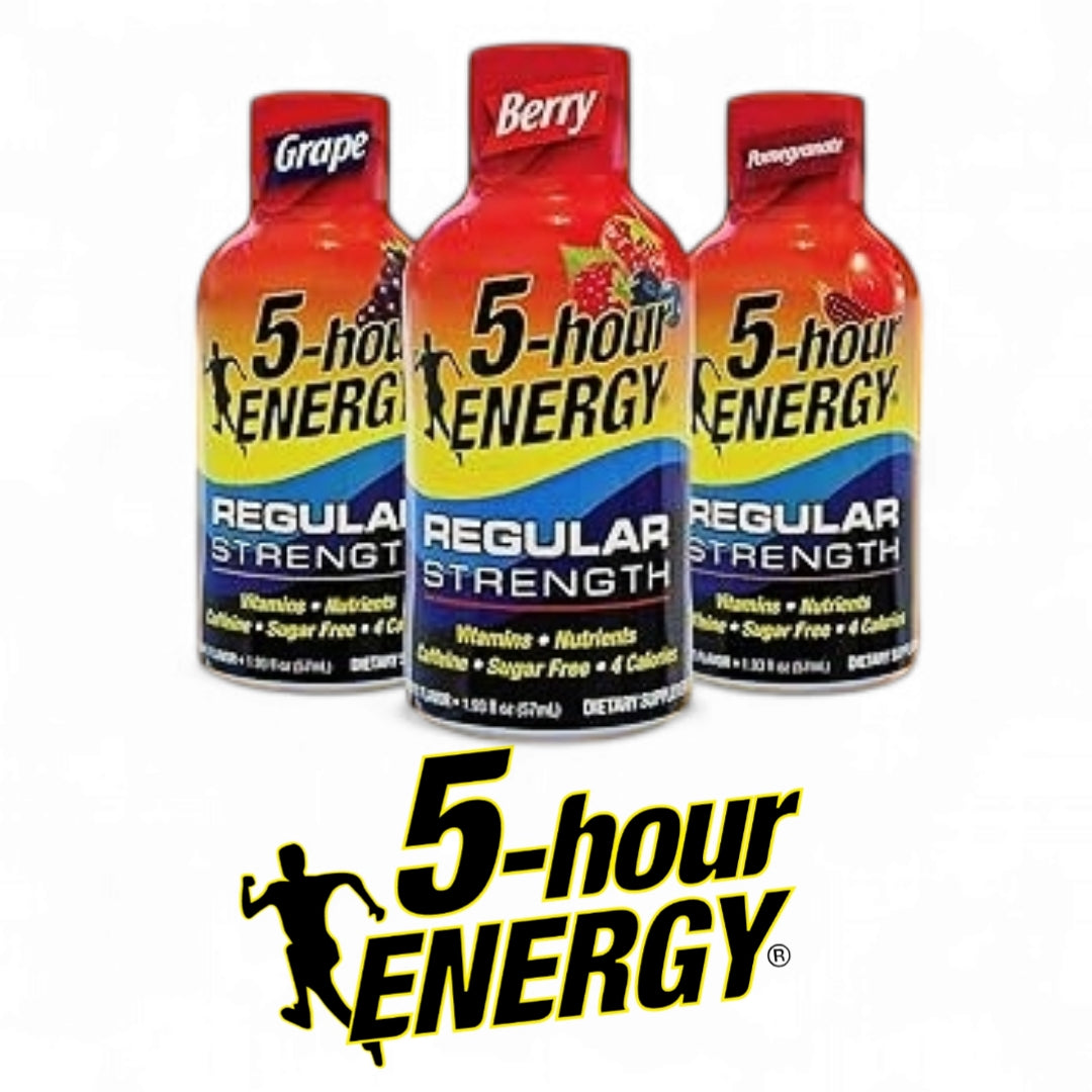 5 Hours Regular Energy Shots (12 per pack) | Item no.: 273