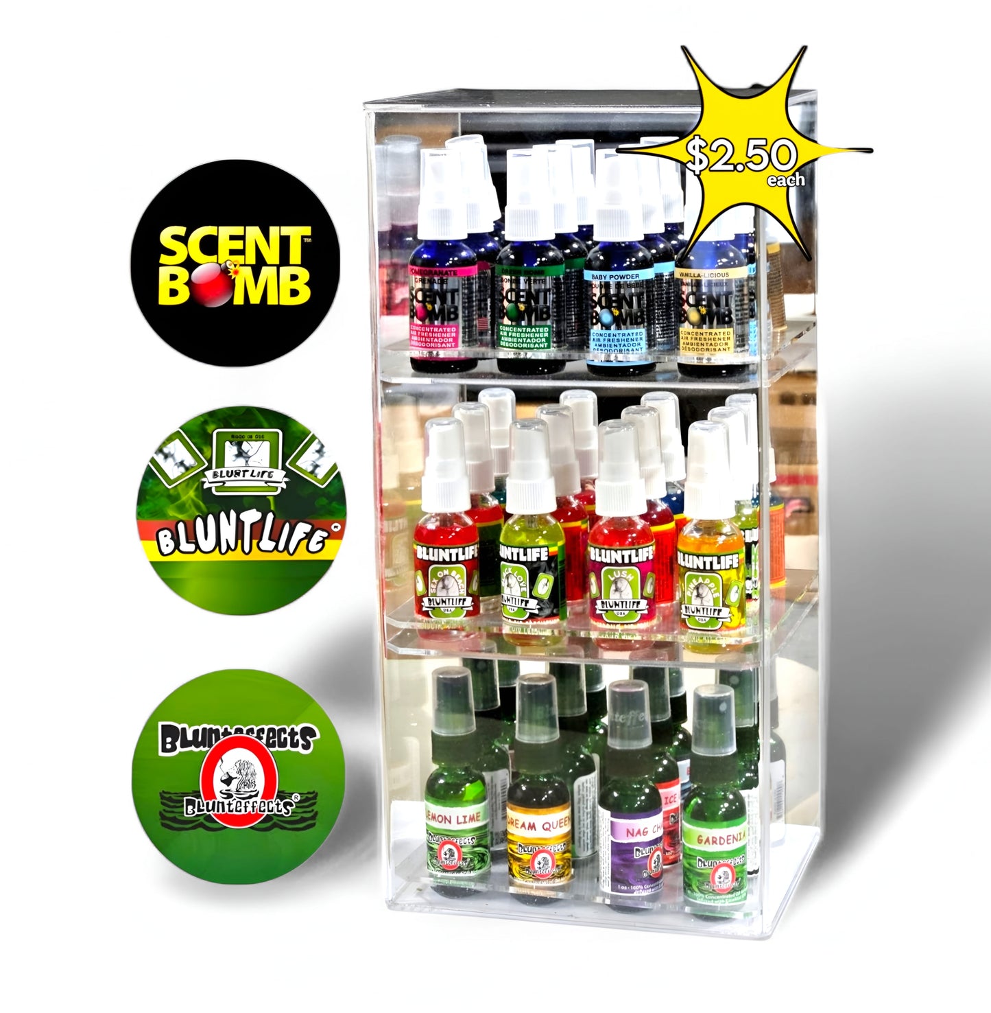 Car Spray 3 In 1 Display 36ct