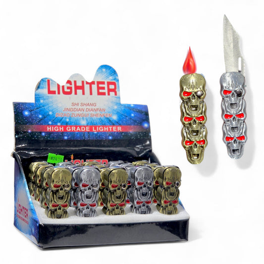 Knife Plus Lighter (2 in 1) 20ct | Item no.: 3235