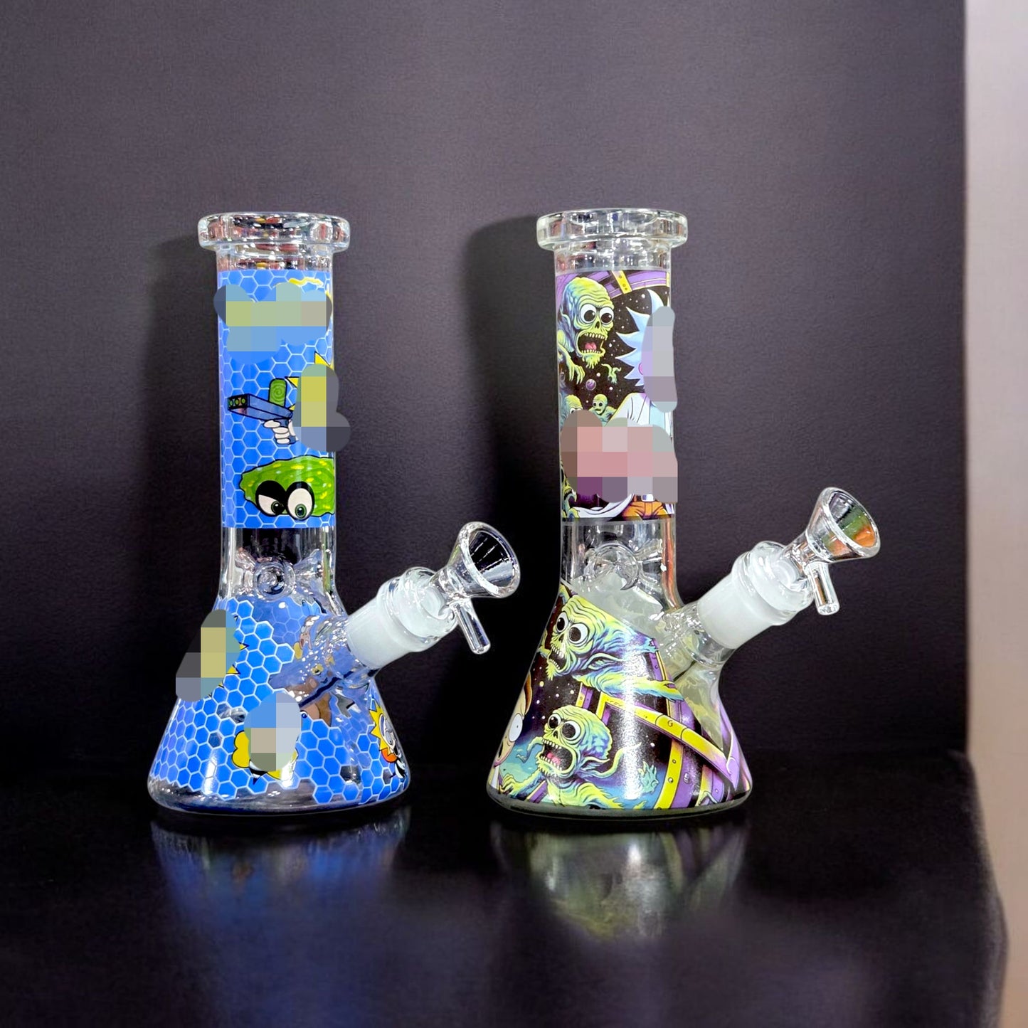 Glass Water Pipe 7'' | Item no.: 4003-R