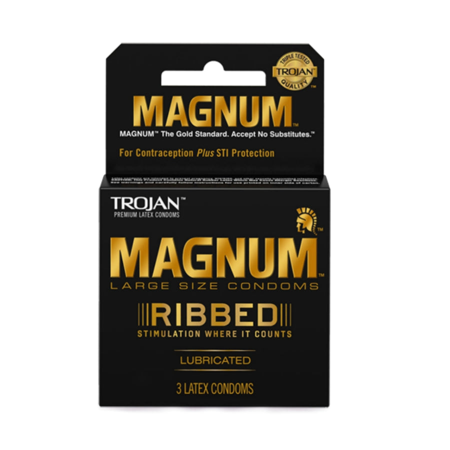 Trojan Magnum Ribbed 6 ct. | Item No.: 510
