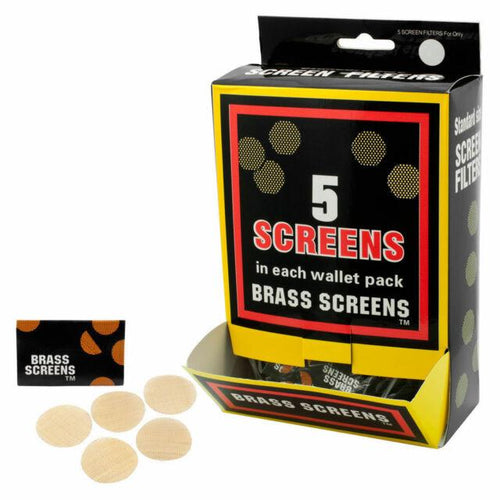 Pipe Screens Brass 5 pc