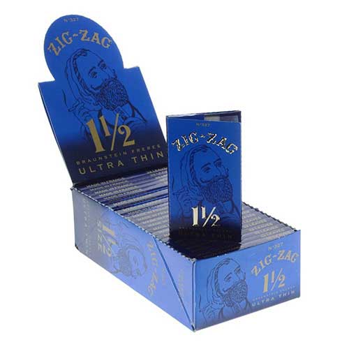 Zig Zag Ultra-Thin 1 1/2 rolling paper 24 ct. | Item no.: 83