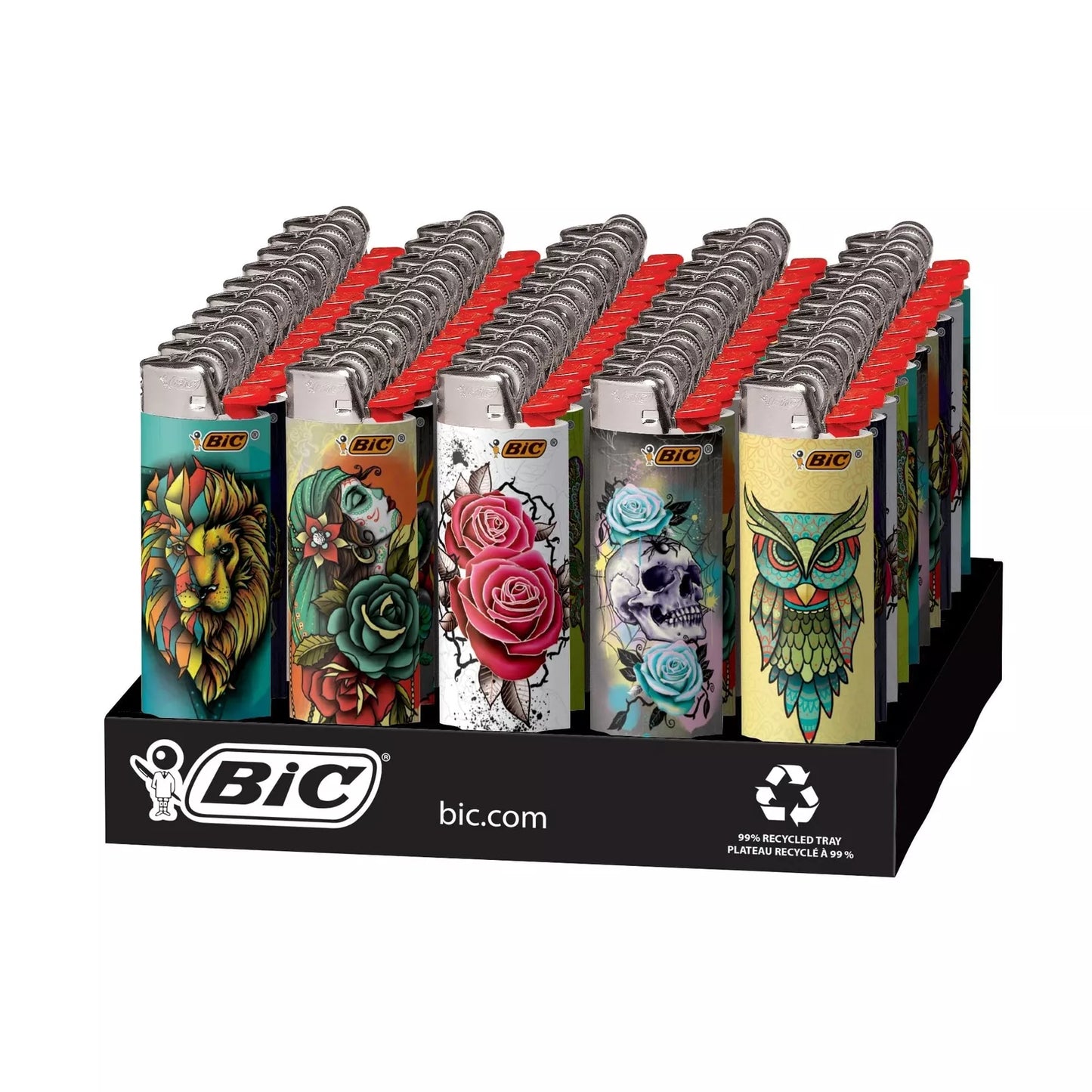 Bic Lighter Tatto Designer 50 ct. pack | Item no.: