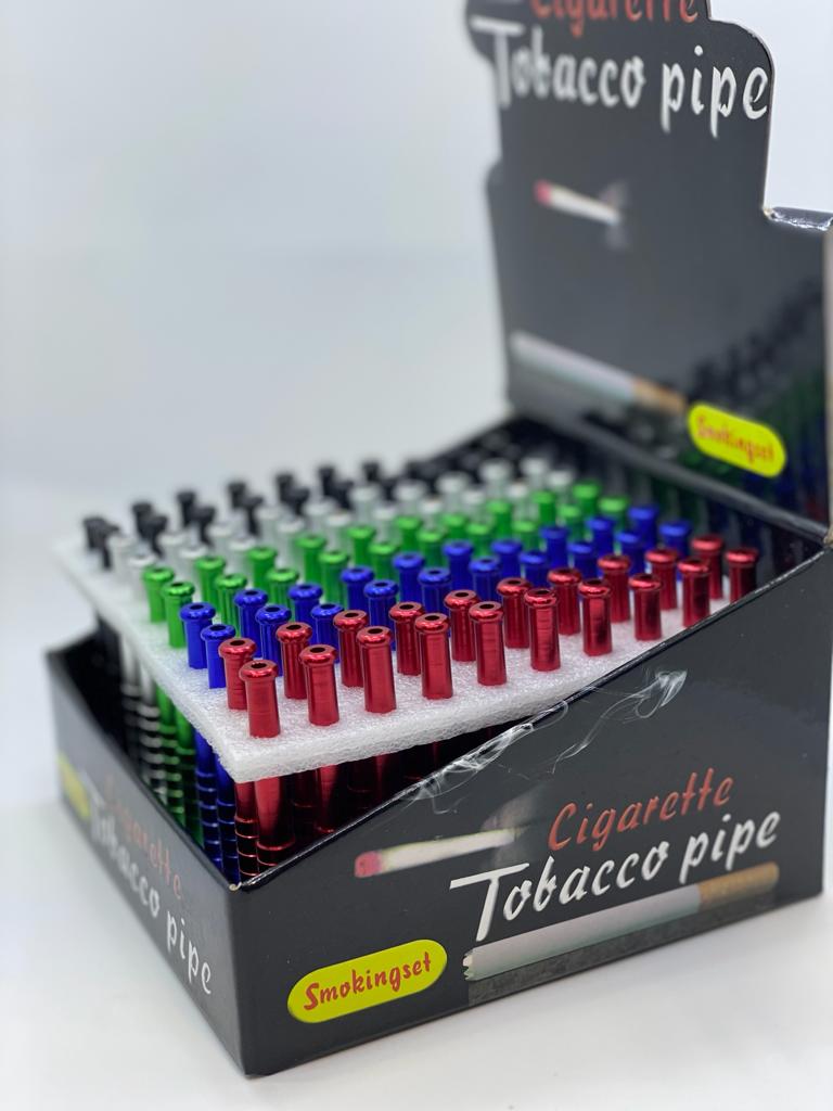 Metal pipe colored straight 100 ct. | Item no.:1609