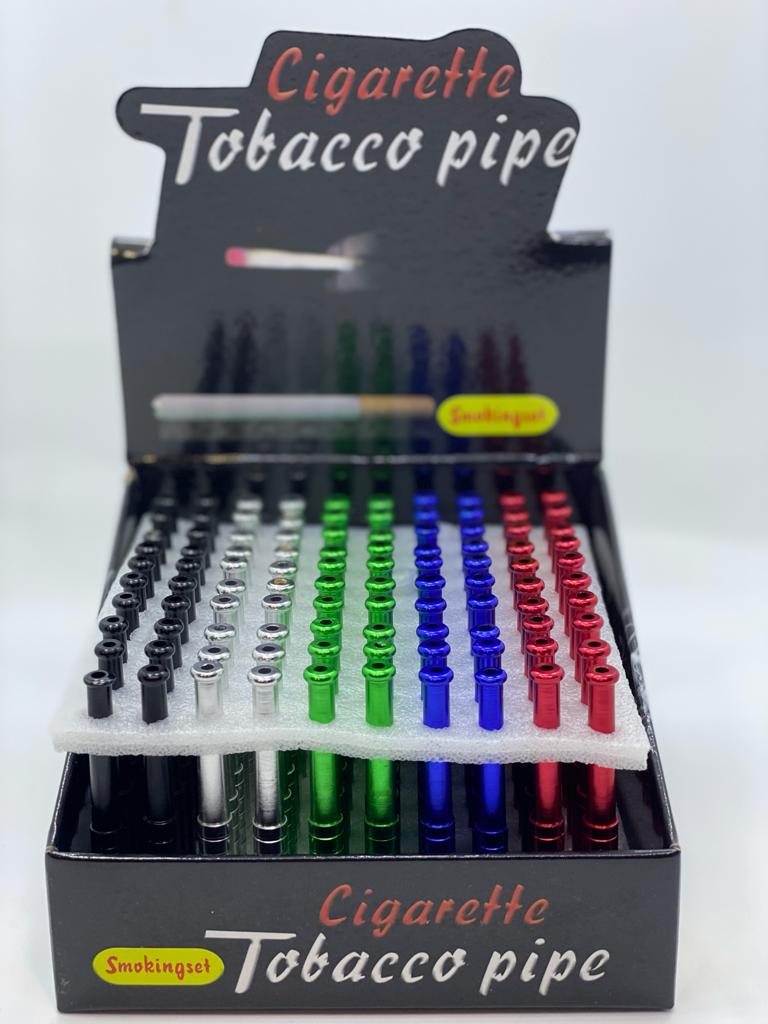 Metal pipe colored straight 100 ct. | Item no.:1609
