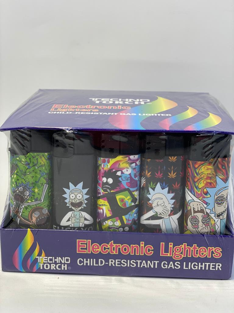 lighter techno Assorted design 1/50 | item no.: 2596
