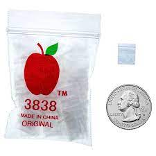 Apple Zip Bag 3838 Clear 100ct