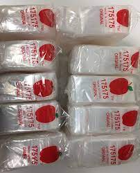 Apple Zip Bag 175175 Clear 100 ct