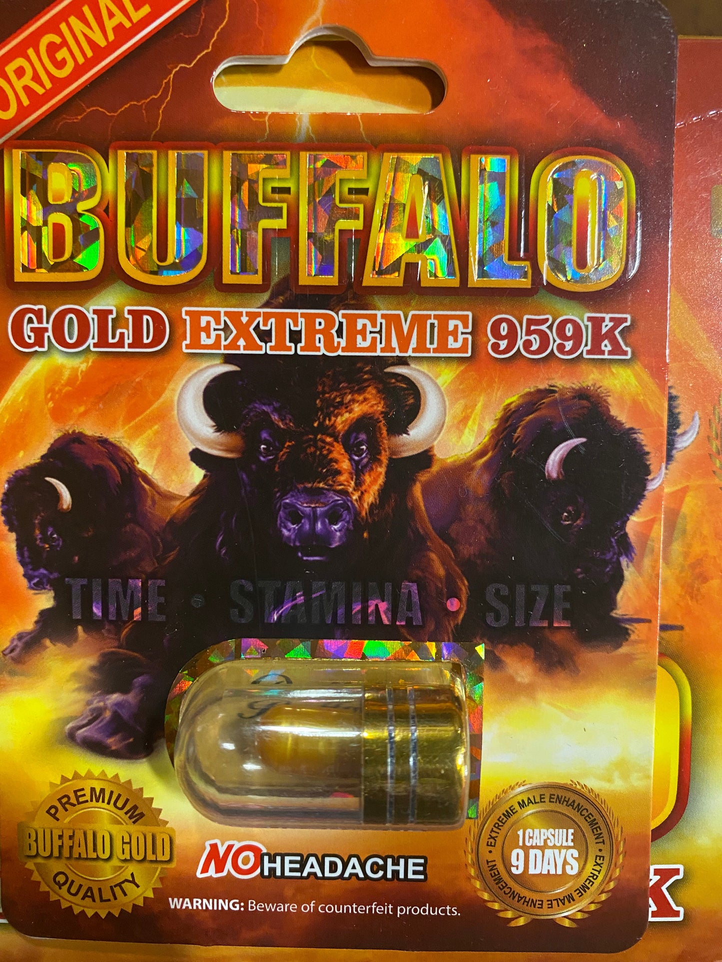 Buffalo Gold Extreme 959k Enhancement pill |Item No: 1354