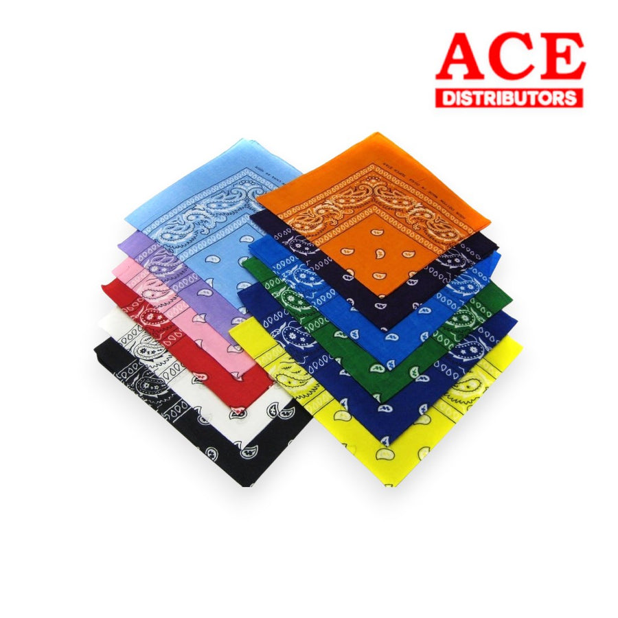 Bandana Assorted Colors 12ct | Item no.: 2069