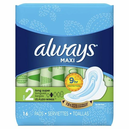 Always 16ct (size1) Maxi Long Super 1 pack