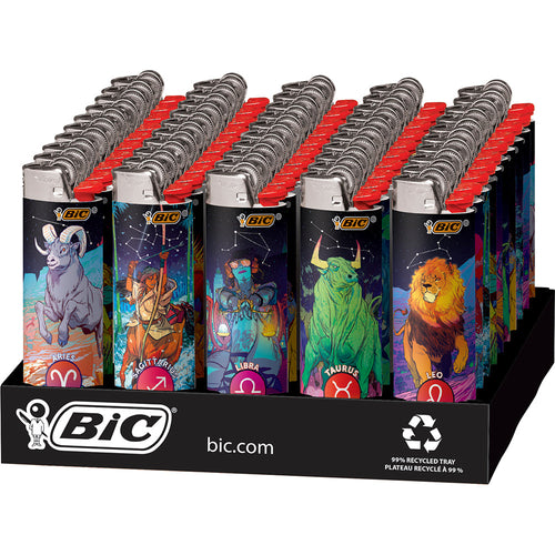 Bic Lighter Designer Zodiac 50 ct. pack | Item no.: