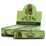 Zig Zag Paper (Organic king slim) Green papers 24 count | Item no.: 728