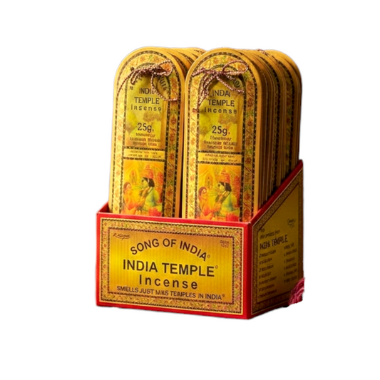 Song Of India Incense Stick 25g (36 pack of 30 sticks) Display