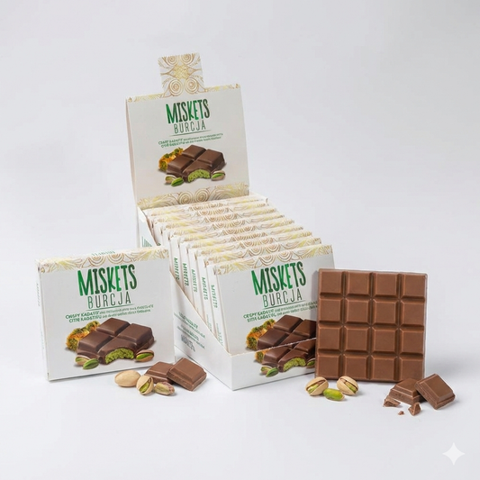 Miskets Dubai Chocolate Medium 100g 12ct