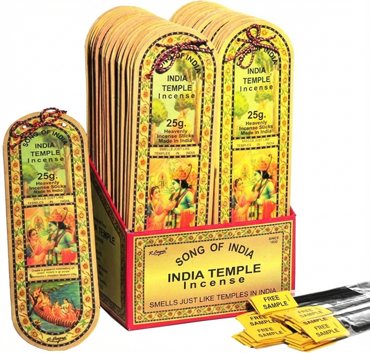 Song Of India Incense Stick 25g (36 pack of 30 sticks) Display