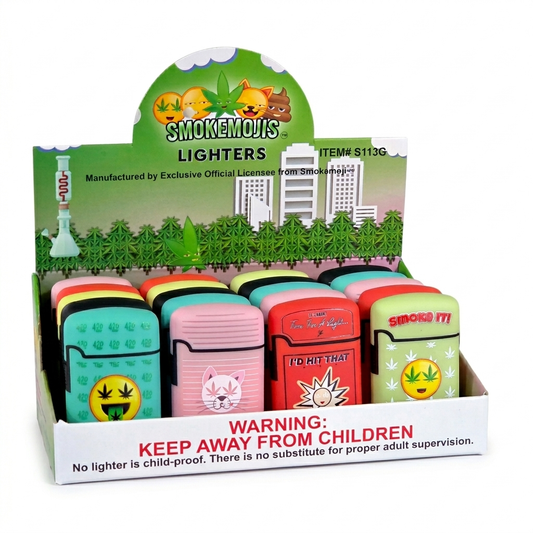 Eagle Emoji Flip Top Lighter 20ct | Item no.: 3519-E