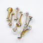 Glass Pipe With Stripes Small Series (GP-199) | Item No: N/A
